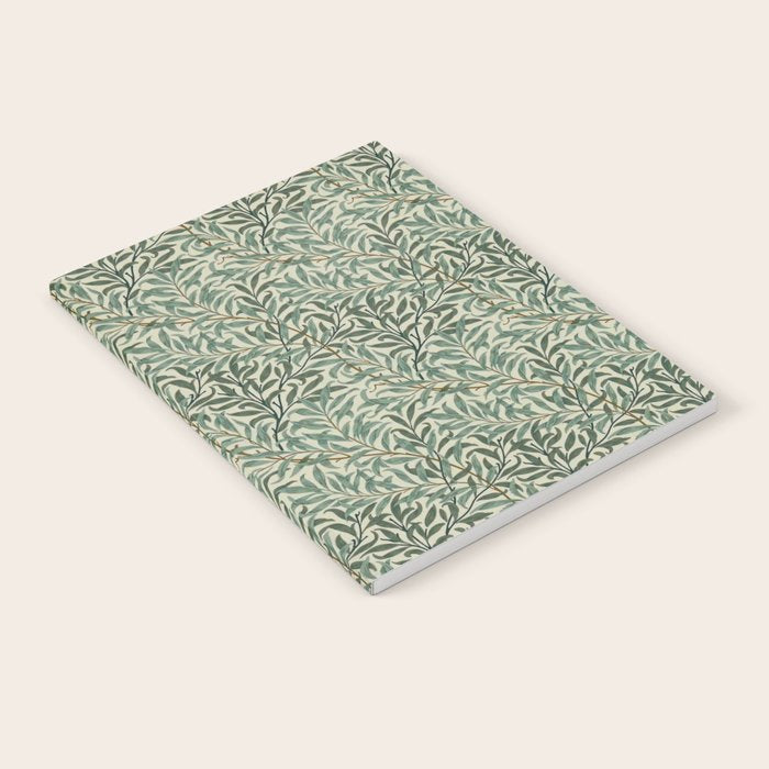 William Morris Willow Bough Cream Green Notebook Gallery Image 2