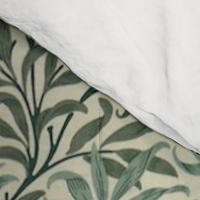 William Morris Willow Bough Cream Green Comforter Gallery Image 4