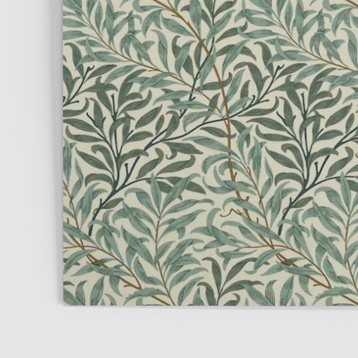 William Morris Willow Bough Cream Green Poster Gallery Image 3