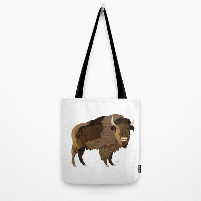 Buffalo Collage Tote Bag Gallery Image 2