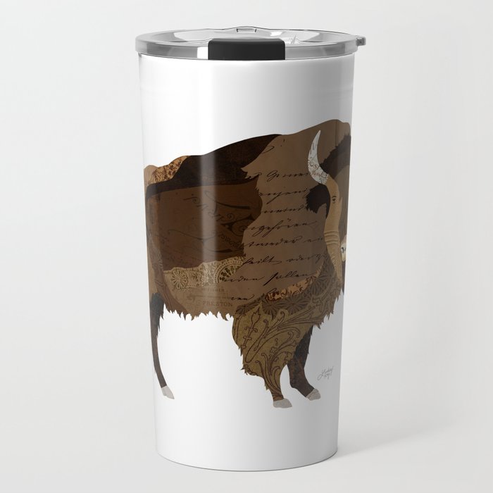 Buffalo Collage Travel Mug Gallery Image 1