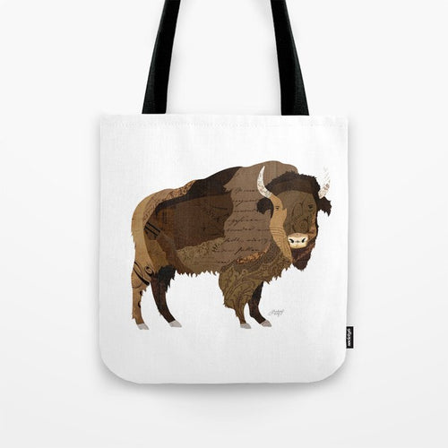 Buffalo Collage Tote Bag Gallery Image 1