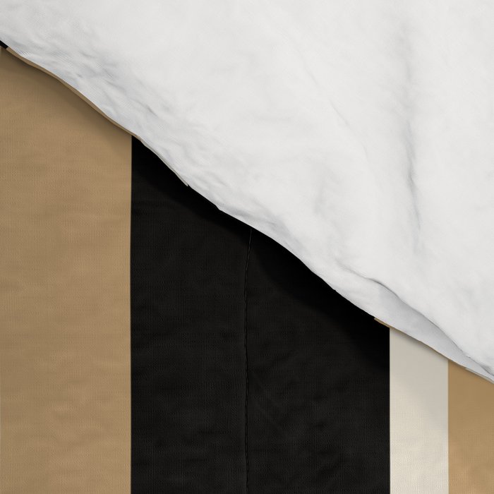 Classic Stripes VII - Neutral Vintage Comforter Gallery Image 4