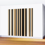 Classic Stripes VII - Neutral Vintage Wall Mural Gallery Image 2