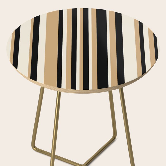 Classic Stripes VII - Neutral Vintage Side Table Gallery Image 2