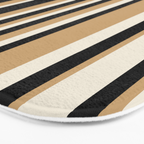 Classic Stripes VII - Neutral Vintage Bath Mat Gallery Image 3