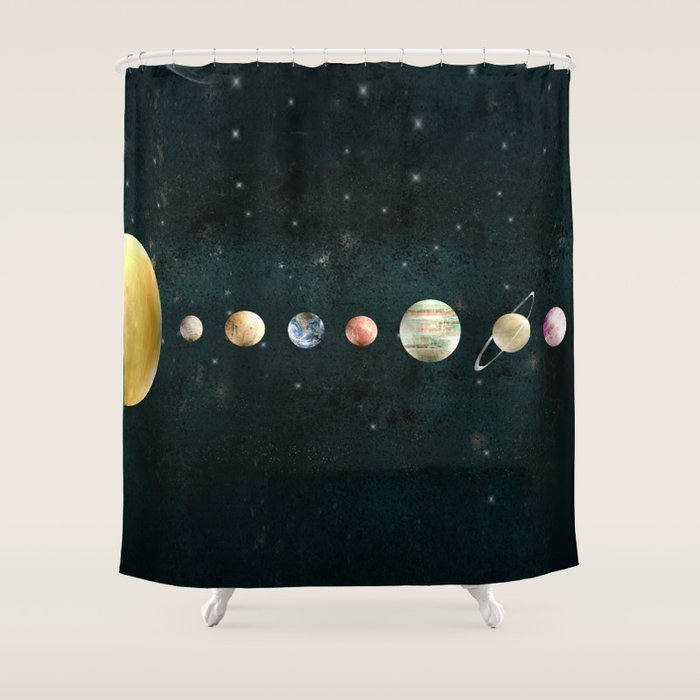solar system Shower Curtain Gallery Image 1