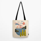 Bay Sunset Tote Bag Gallery Image 2