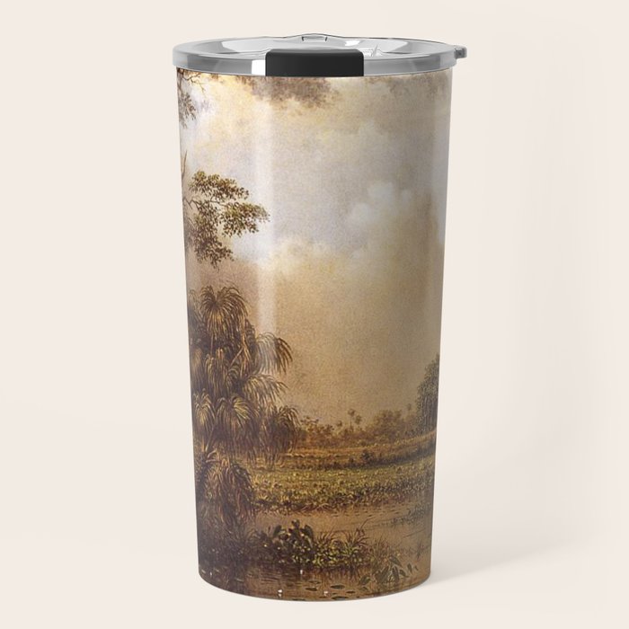 The Great Florida Marsh 1886 By Martin Johnson Heade | Reproduction Travel Mug Gallery Image 1