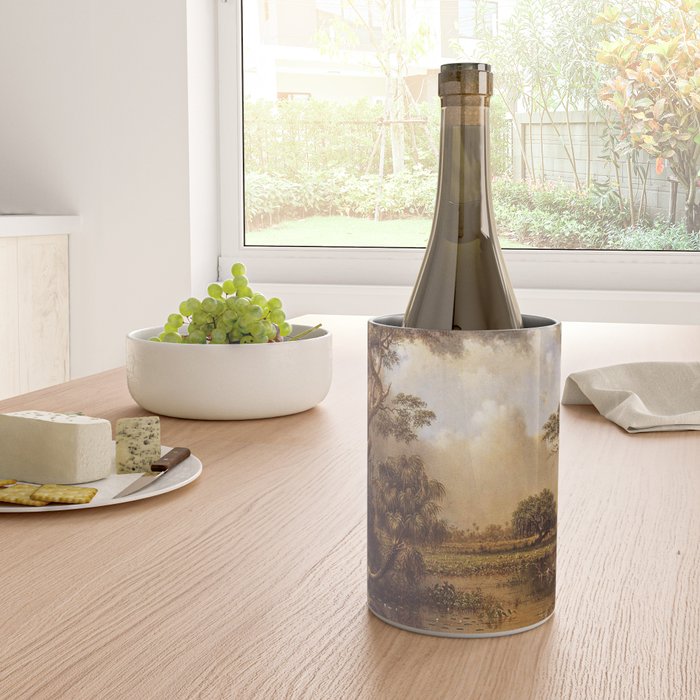 The Great Florida Marsh 1886 By Martin Johnson Heade | Reproduction Wine Chiller Gallery Image 4