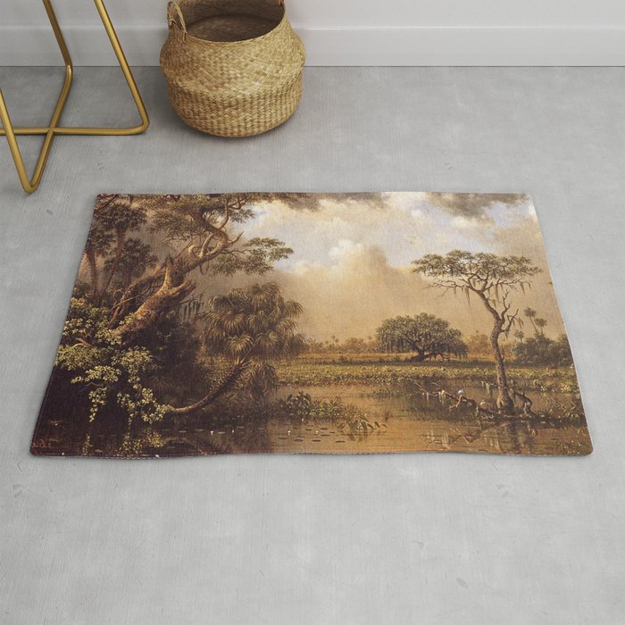 The Great Florida Marsh 1886 By Martin Johnson Heade | Reproduction Rug Gallery Image 1