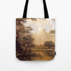The Great Florida Marsh 1886 By Martin Johnson Heade | Reproduction Tote Bag Gallery Image 1