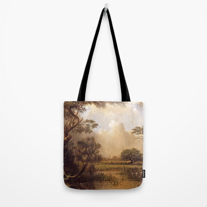 The Great Florida Marsh 1886 By Martin Johnson Heade | Reproduction Tote Bag Gallery Image 2