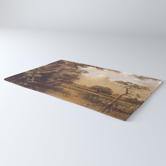 The Great Florida Marsh 1886 By Martin Johnson Heade | Reproduction Rug Gallery Image 3