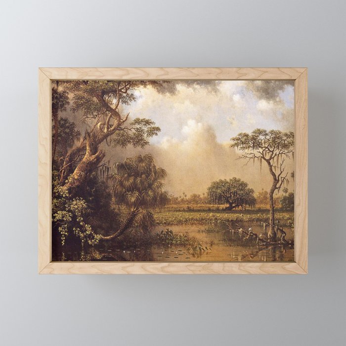 The Great Florida Marsh 1886 By Martin Johnson Heade | Reproduction Mini Art Print Gallery Image 1