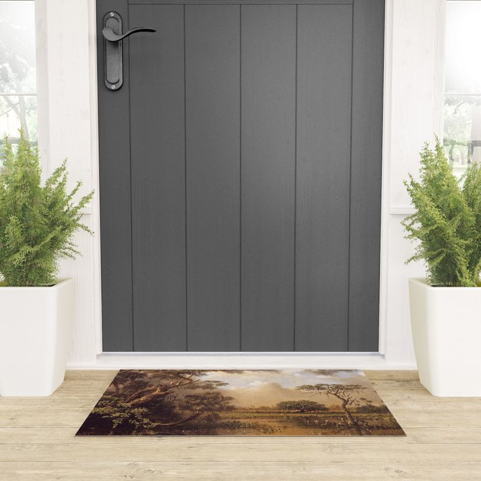 The Great Florida Marsh 1886 By Martin Johnson Heade | Reproduction Welcome Mat Gallery Image 3