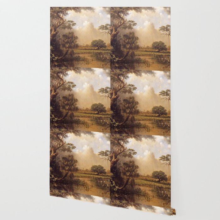 The Great Florida Marsh 1886 By Martin Johnson Heade | Reproduction Wallpaper Gallery Image 2