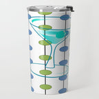 Mid-Century Modern Atomic Art Cocktails 1.0 Travel Mug Gallery Image 2