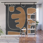 Contours of Thought 2 Wall Mural Gallery Image 1