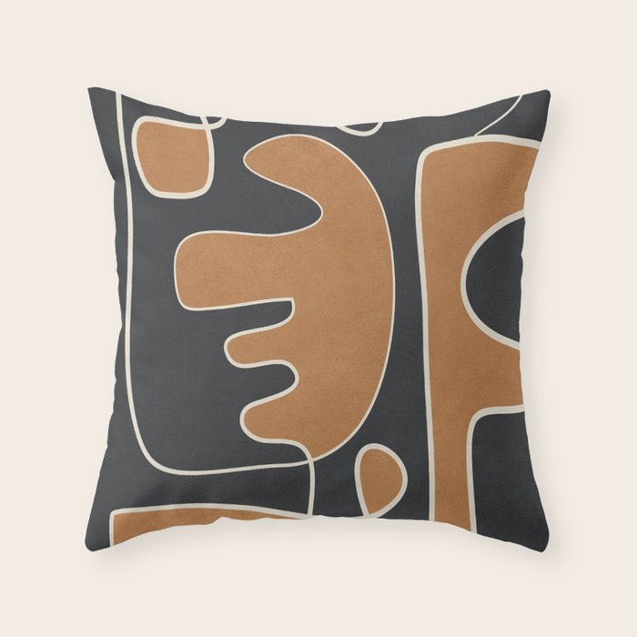 Contours of Thought 2 Throw Pillow Gallery Image 6
