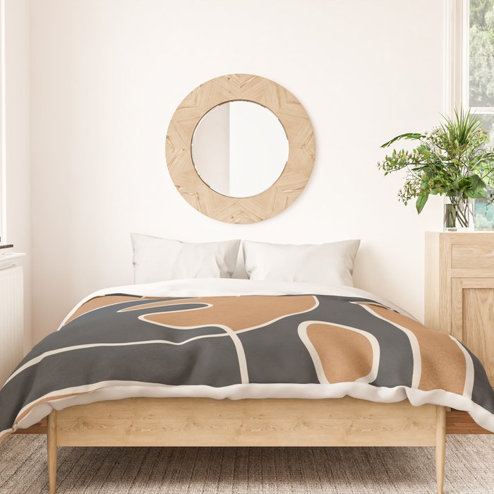 Contours of Thought 2 Duvet Cover Gallery Image 3