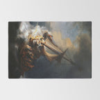 Stolen Painting - The Storm on the Sea of Galilee by Rembrandt Rug Gallery Image 2