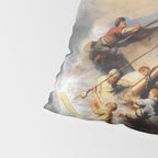 Stolen Painting - The Storm on the Sea of Galilee by Rembrandt Pillow Sham Gallery Image 4