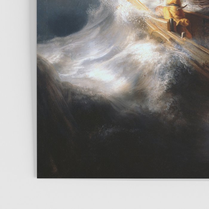 Stolen Painting - The Storm on the Sea of Galilee by Rembrandt Poster Gallery Image 3