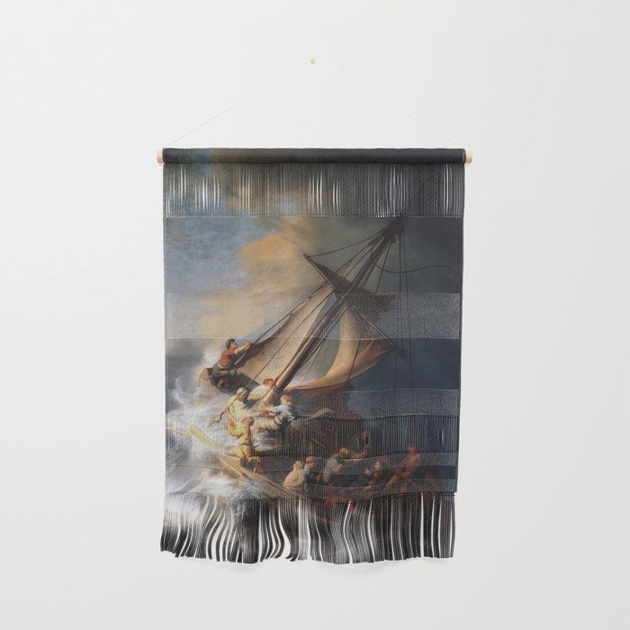 Stolen Painting - The Storm on the Sea of Galilee by Rembrandt Wall Hanging Gallery Image 1