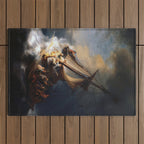 Stolen Painting - The Storm on the Sea of Galilee by Rembrandt Outdoor Rug Gallery Image 1