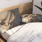 Stolen Painting - The Storm on the Sea of Galilee by Rembrandt Pillow Sham Gallery Image 2