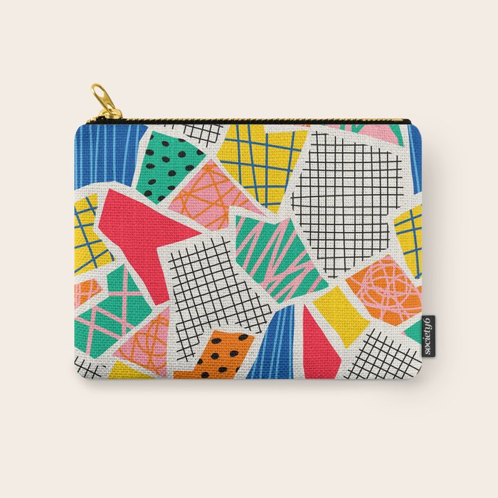 Color Patchwork: Bauhaus Edition Carry All Pouch Gallery Image 1
