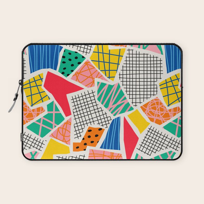 Color Patchwork: Bauhaus Edition Laptop Sleeve Gallery Image 1