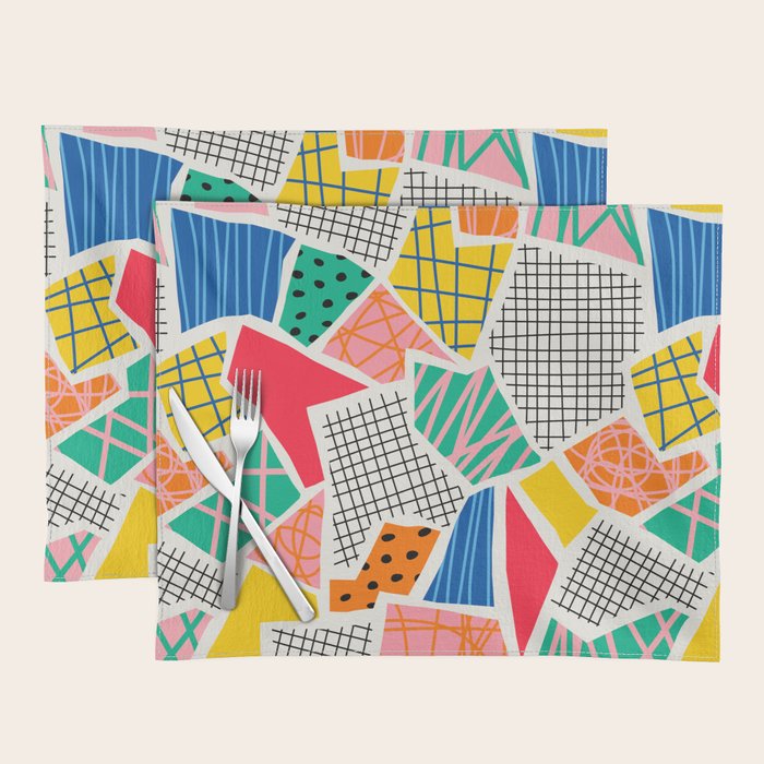 Color Patchwork: Bauhaus Edition Placemat Gallery Image 1