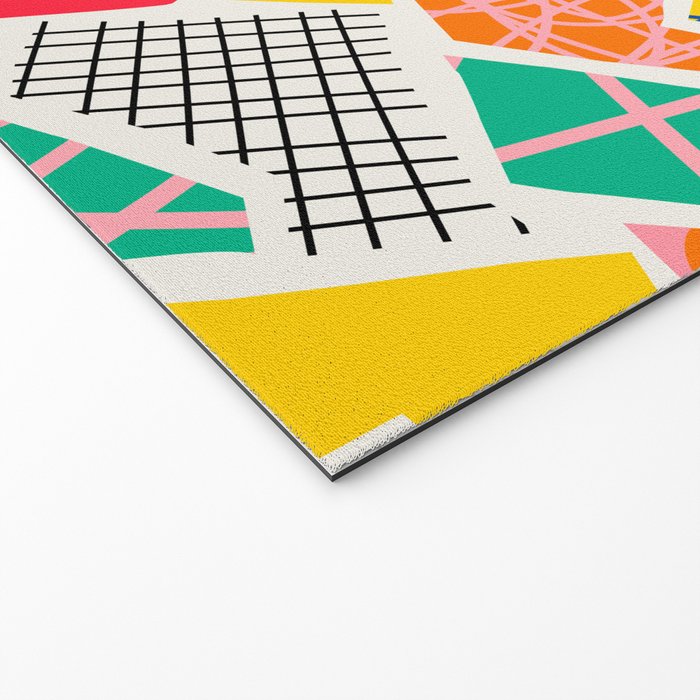 Color Patchwork: Bauhaus Edition Welcome Mat Gallery Image 2