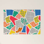 Color Patchwork: Bauhaus Edition Welcome Mat Gallery Image 1