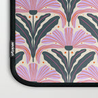 Modern flowers - violet and green Laptop Sleeve Gallery Image 3
