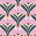 Modern flowers - violet and green Coffee Mug Gallery Image 2