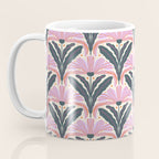 Modern flowers - violet and green Coffee Mug Gallery Image 3