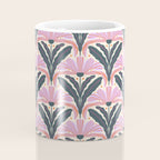 Modern flowers - violet and green Coffee Mug Gallery Image 4