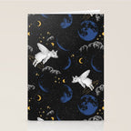 Celestial Pigs of the Night Sky A Stationery Card Gallery Image 2