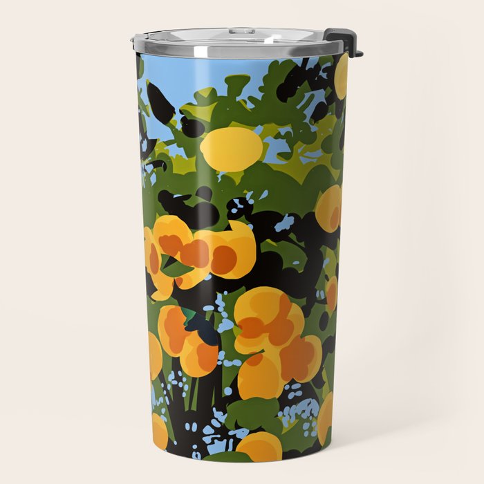 No matter what happens in the outside world, as long as you have faith in yourself, no darkness can touch you #painting Travel Mug Gallery Image 2