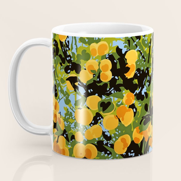 No matter what happens in the outside world, as long as you have faith in yourself, no darkness can touch you #painting Coffee Mug Gallery Image 3