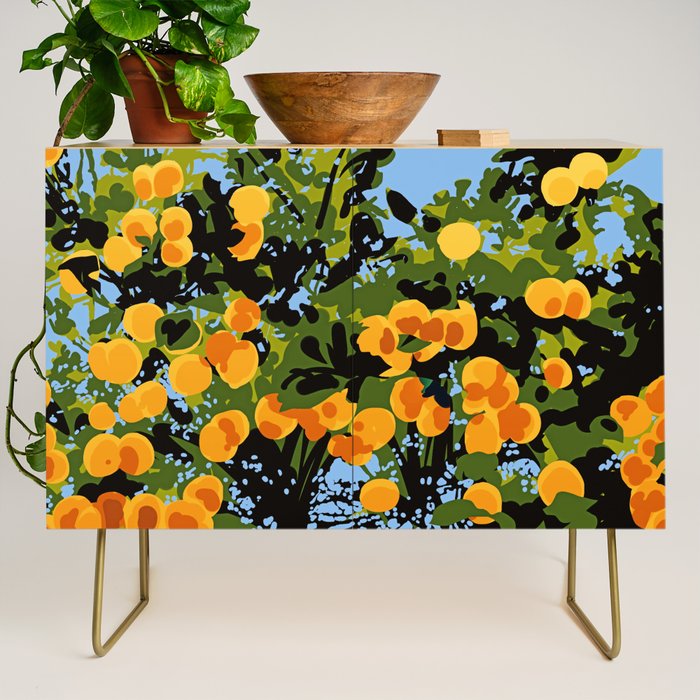 No matter what happens in the outside world, as long as you have faith in yourself, no darkness can touch you #painting Credenza Gallery Image 1