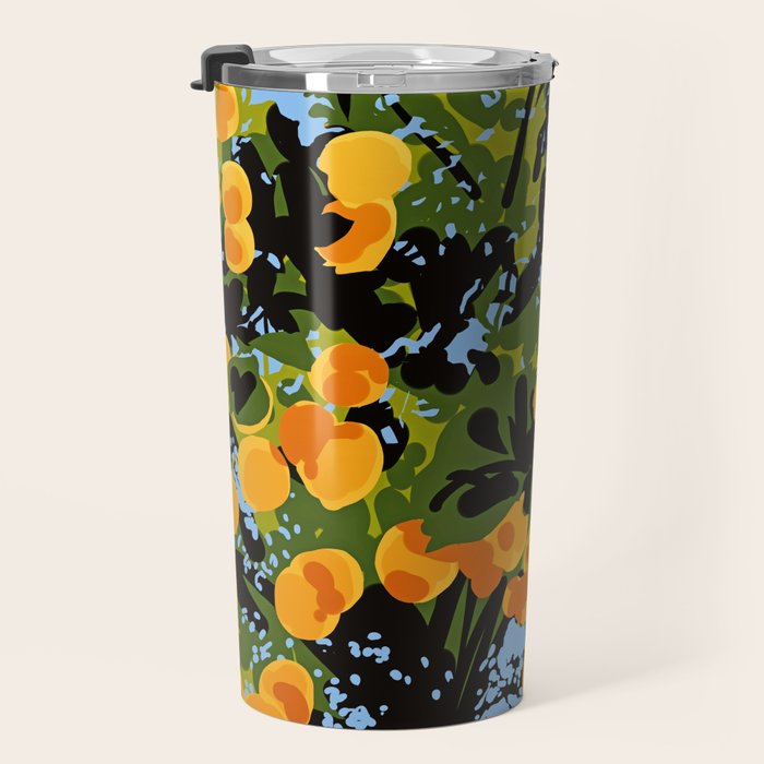 No matter what happens in the outside world, as long as you have faith in yourself, no darkness can touch you #painting Travel Mug Gallery Image 3