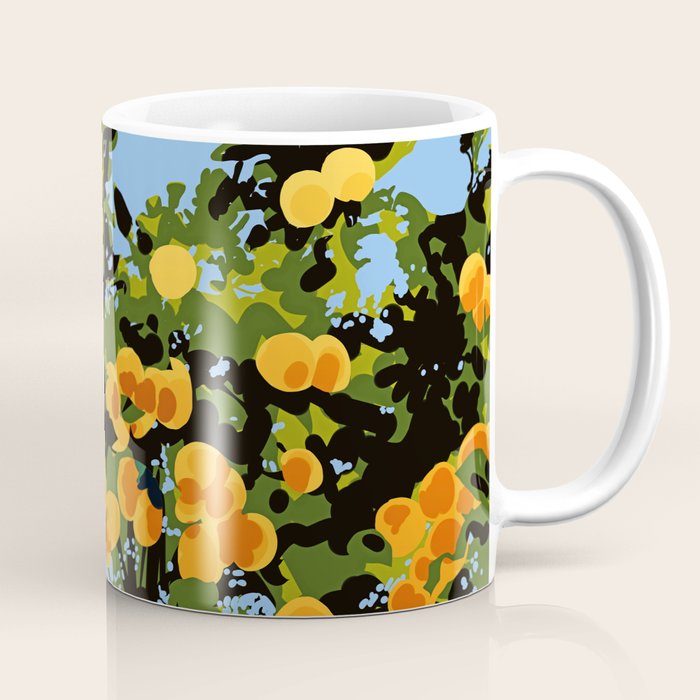 No matter what happens in the outside world, as long as you have faith in yourself, no darkness can touch you #painting Coffee Mug Gallery Image 1