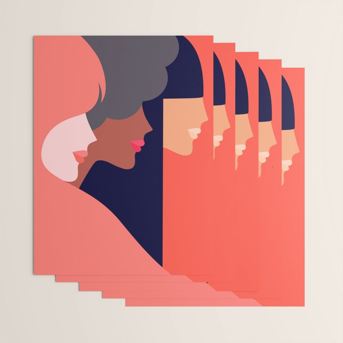 Together, we can  #girlpower Wrapping Paper Gallery Image 3