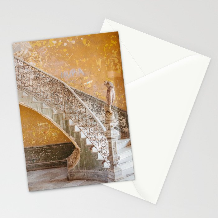 The Staircase - Havana Cuba Architecture, Travel Photography Stationery Card Gallery Image 2