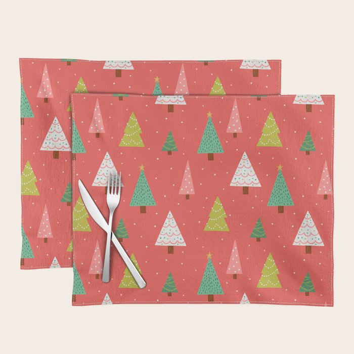 Holly Jolly Trees Placemat Gallery Image 1