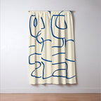 Abstract line art 16 Window Curtain Gallery Image 3